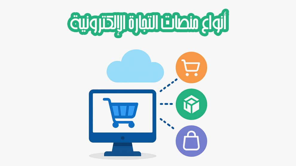 أنواع منصات التجارة الإلكترونية