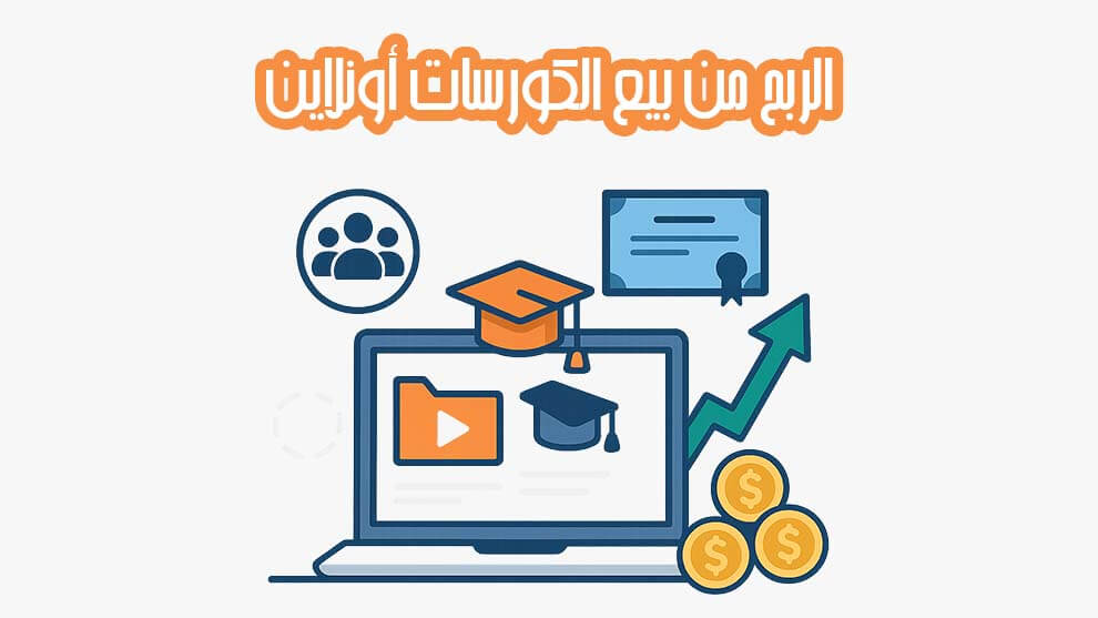 الربح من بيع الكورسات أونلاين