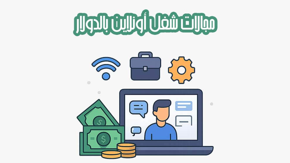 مجالات شغل أونلاين بالدولار