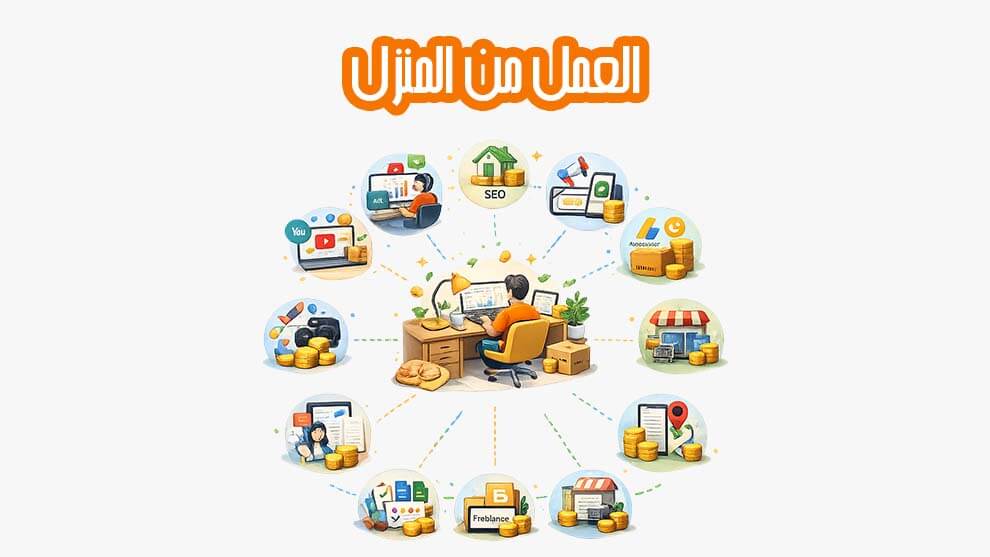 العمل من المنزل